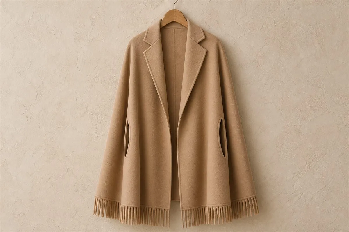Oversized Pure Wool Cape — Series 03